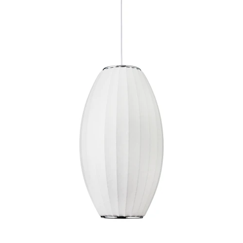 Lampa wisząca SILK BARREL biała 50