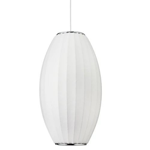 Lampa wisząca SILK BARREL biała 60
