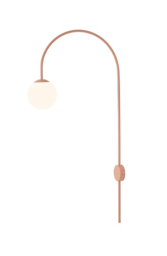 KINKIET UNA KORALOWY