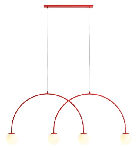 LAMPA WISZĄCA UNA 4 RED CHILLI L