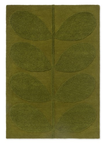 Zielony dywan płatki kwiatu Orla Kiely Solid Stem Fern