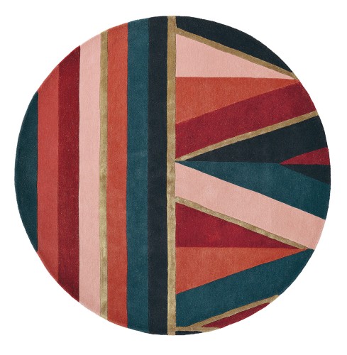 bordowo-zielony-dywan-okragly-Sahara-Round-Burgundy-56105.jpg