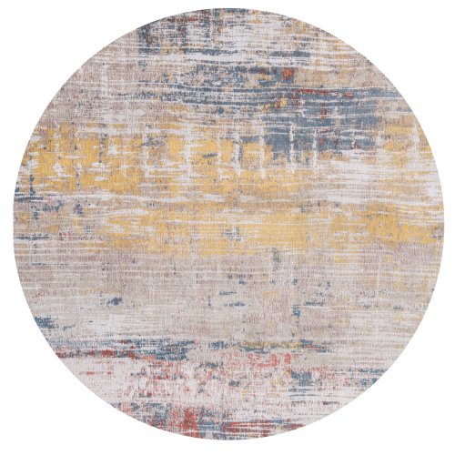 Okrągły kolorowy dywan Louis De Poortere Streaks Montauk Multi Round