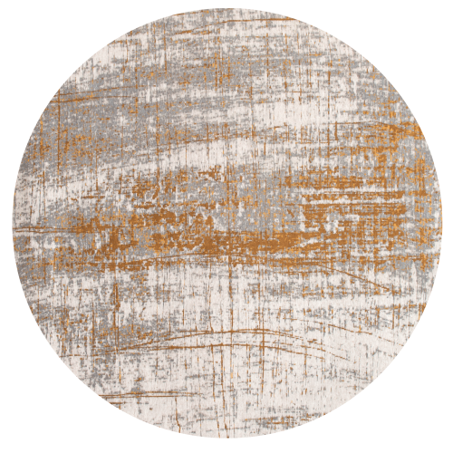 Okrągły złoty dywan Louis De Poortere Griff Columbus Gold Round