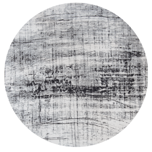 Okrągły biało-czarny dywan Louis De Poortere Griff Metro Black & White Round