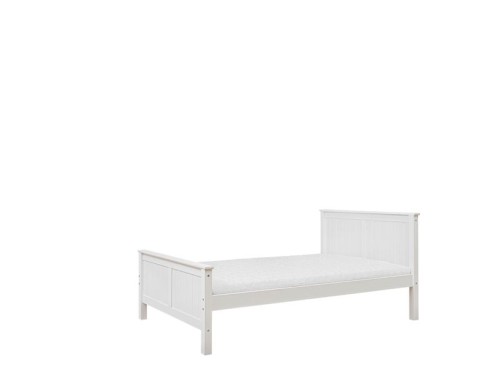 Inmondo Collet Łóżko do pokoju dziecięcego Szczeblinka frezowane 90x200 białe 