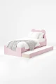 łóżko z wysuwaną szufladą double bed teddy mis rozowe.jpg