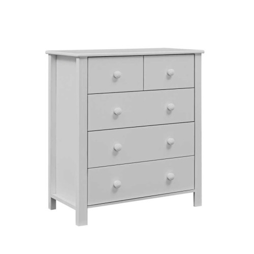 Wysoka komoda z szufladami Collet szara