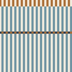 Tapeta Stripes Happy Blue and Honey 