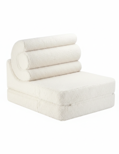 Wigiwama Dziecięcy fotel Flipster Cream White