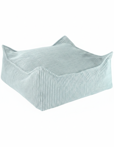 Wigiwama Dziecięca kwadratowa pufa Peppermint Green