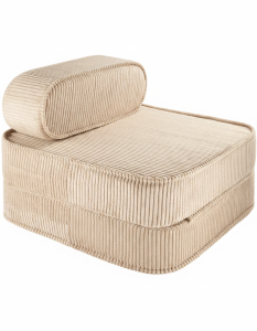 Wigiwama Dziecięcy fotel rozkładany Flip Brown Sugar