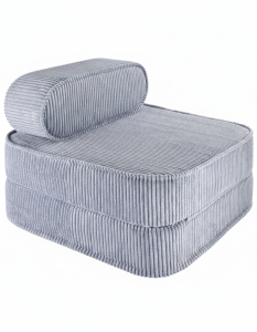 Wigiwama Dziecięcy fotel rozkładany Flip Blueberry Blue