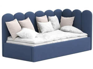 Łóżko młodzieżowe ze skrzynią na pościel Bubbly