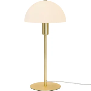 Lampa stołowa Ellen 20 mosiężna (szklany klosz)