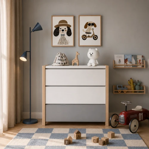 Bellamy Pinette Komoda 3-szufladowa