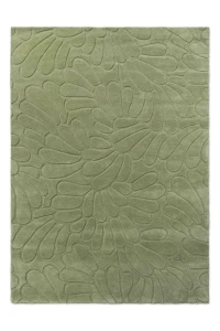 Zielony Dywan 3D - COLEBY PETALS HEDGEROW GREEN