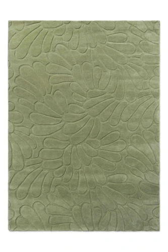 Zielony Dywan 3D - COLEBY PETALS HEDGEROW GREEN