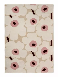 Dywan Wełniany - Unikko Beige Pink