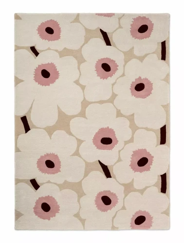 Dywan Wełniany - Unikko Beige Pink