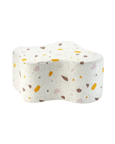 Pufa dziecięca Terrazzo Marble Cloud