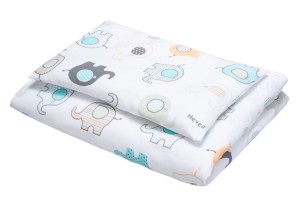 Hevea Milusie Komplet bawełniany (poduszka i kołderka)